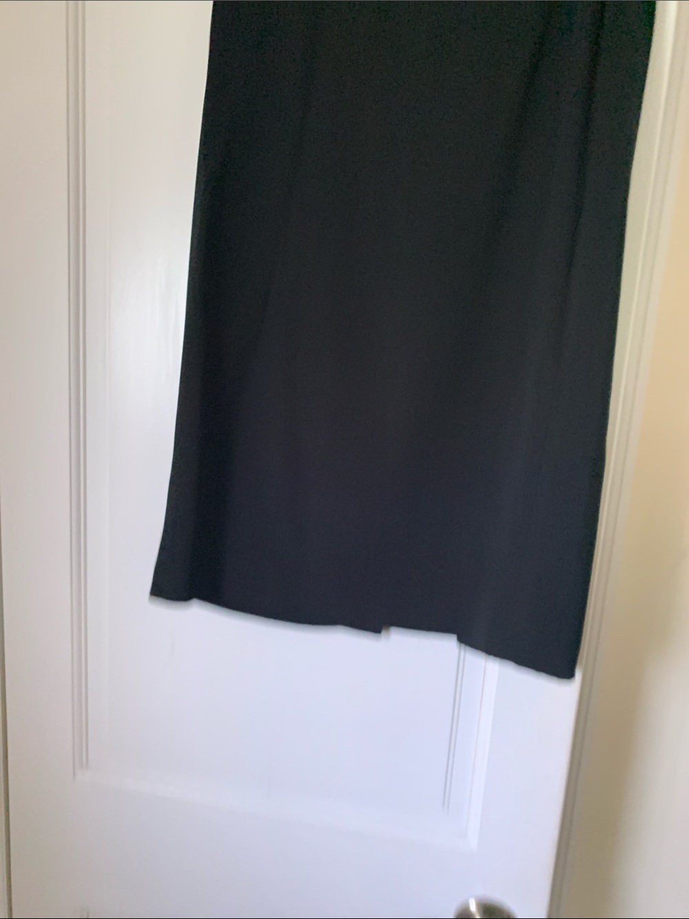 Raoul Black Midi Pencil Skirt